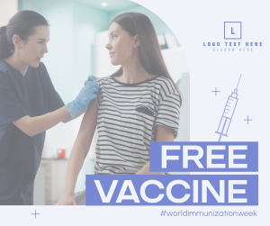 Free Vaccine Week Facebook post Image Preview