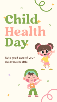 Let's Be Healthy! Facebook Story Design
