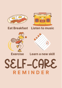 Self-Care Tips Flyer Image Preview