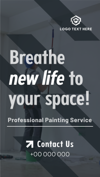 Pro Painting Service Instagram Reel Design