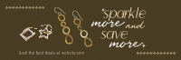 Jewelry Promo Sale Twitter header (cover) Image Preview