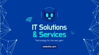 IT Solutions Facebook Event Cover Design