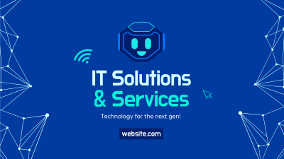 IT Solutions Facebook event cover Image Preview