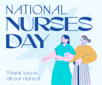 Nurses Day Appreciation Facebook Post Design