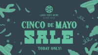 Cinco De Mayo Confetti Sale Facebook Event Cover Design