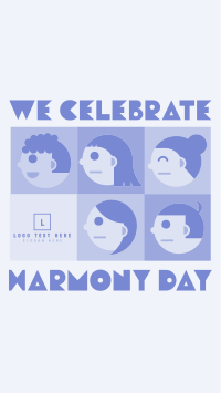 Tiled Harmony Day Facebook Story Preview