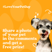 Cute Pet Lover Giveaway Instagram post Image Preview