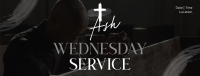 Ash Wednesday Volunteer Service Facebook Cover Design