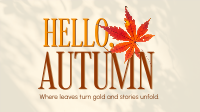 Cozy Autumn Greeting Facebook Event Cover Image Preview