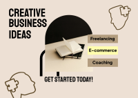 Business Idea Suggestions Postcard Image Preview