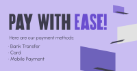 Minimalist Online Payment Facebook ad Image Preview