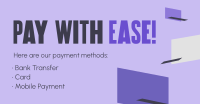 Minimalist Online Payment Facebook Ad Preview