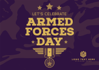 Armed Forces Appreciation Postcard Image Preview