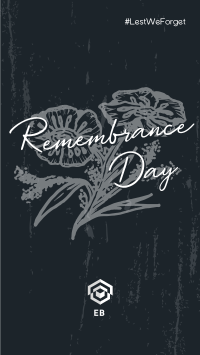 Remembrance Poppies TikTok Video Image Preview