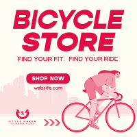 Modern Bicycle Store Instagram post Image Preview