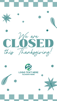 Close In Thanksgiving Instagram Reel Design