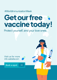 Free Vaccine Shots Flyer Image Preview