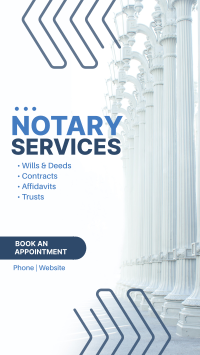 Notary Services Offer Facebook Story Design