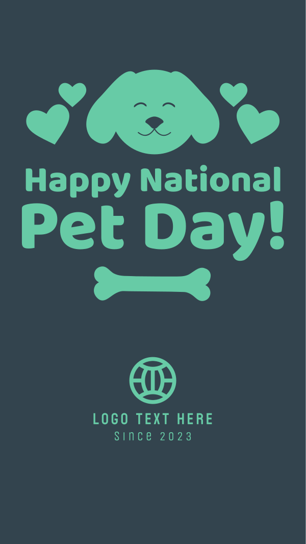 National Pet Day Facebook Story Design Image Preview