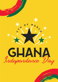 Ghana Independence Celebration Flyer Design
