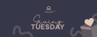 Giving Tuesday Donation Box Facebook cover Image Preview