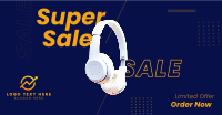 Super Sale Headphones Facebook Ad Design