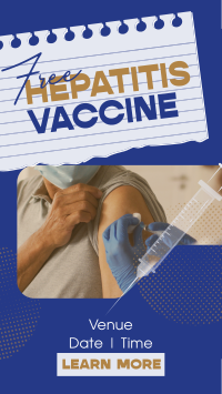 Contemporary Hepatitis Vaccine Instagram story Image Preview