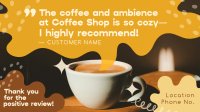 Quirky Cafe Testimonial Facebook event cover Image Preview