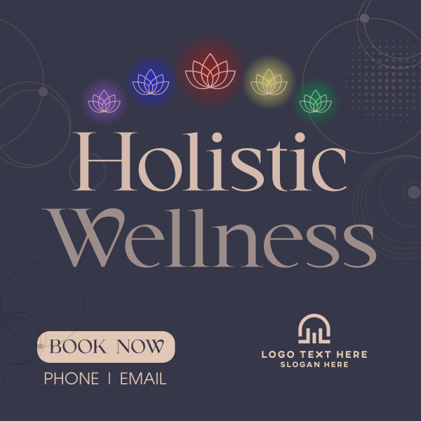 Holistic Wellness Instagram Post Design