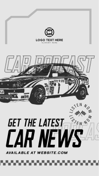 Car News Broadcast Facebook Story Design
