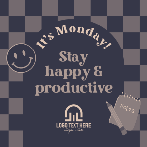 Monday Productivity Instagram post