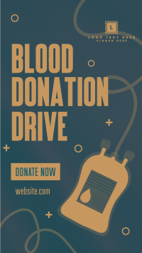 Blood Donation Drive Facebook Story Design
