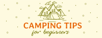 Camping Tips For Beginners Facebook cover Image Preview