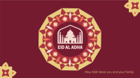 Eid Al Adha Frame Facebook event cover Image Preview