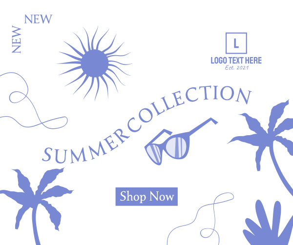 Boho Summer Collection Facebook Post Design