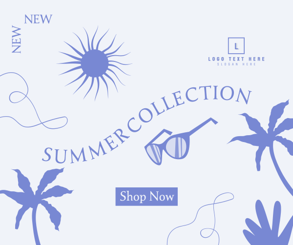 Boho Summer Collection Facebook Post Design Image Preview