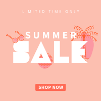Summer Retro Promo Instagram Post Preview