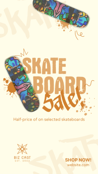 Streetstyle Skateboard Sale Instagram story Image Preview