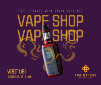 Vape Night Promo Facebook Post Preview