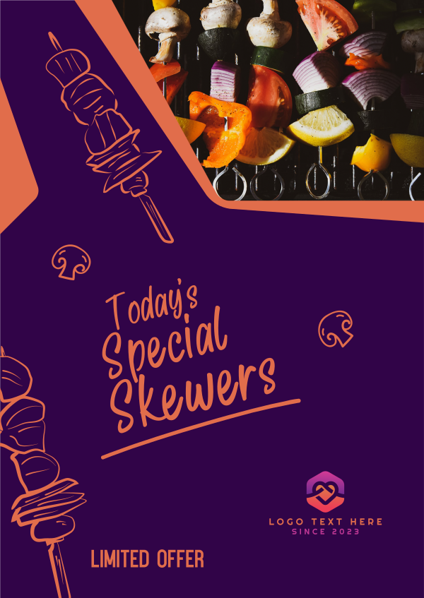 Grilled Food Special Poster Design Image Preview