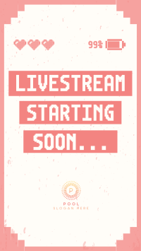 Livestream Start Gaming Facebook story Image Preview