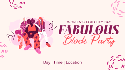 We Are Women Block Party Facebook event cover Image Preview