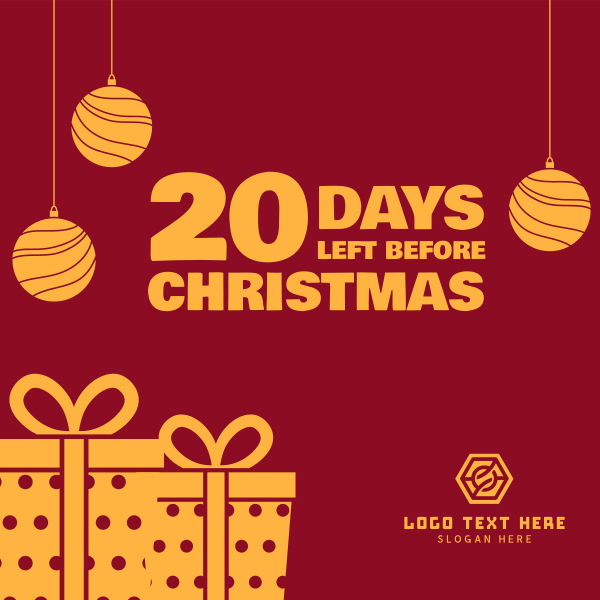 Exciting Christmas Countdown Instagram Post Design Image Preview