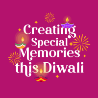 Diya Diwali Wishes Instagram Post Design