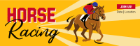 Vintage Horse Racing Twitter header (cover) Image Preview