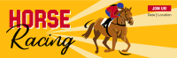 Vintage Horse Racing Twitter Header Image Preview