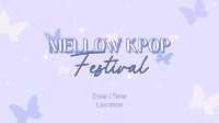 Mellow Kpop Fest Facebook Event Cover Design