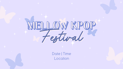 Mellow Kpop Fest Facebook event cover Image Preview