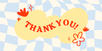 Trendy Thank You Twitter Post Image Preview