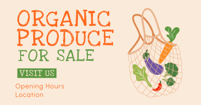 Organic Produce Facebook ad Image Preview